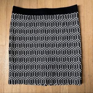 Banana Republic Geometric Pencil Skirt